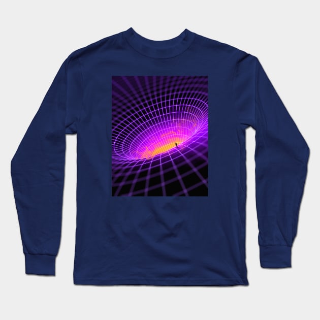 Digital abyss Long Sleeve T-Shirt by circlestances